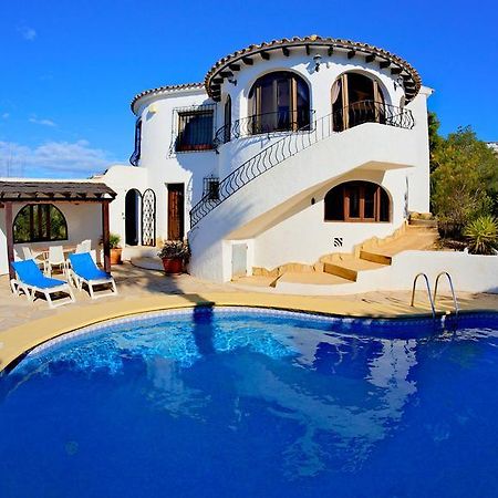La Madrugada - Luxury Moraira Villa With Sea Views And Private Heated Pool Exteriör bild