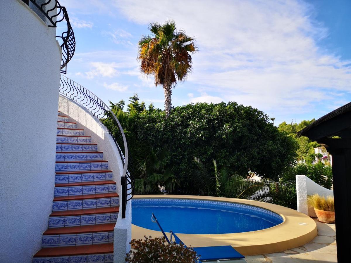 La Madrugada - Luxury Moraira Villa With Sea Views And Private Heated Pool Exteriör bild