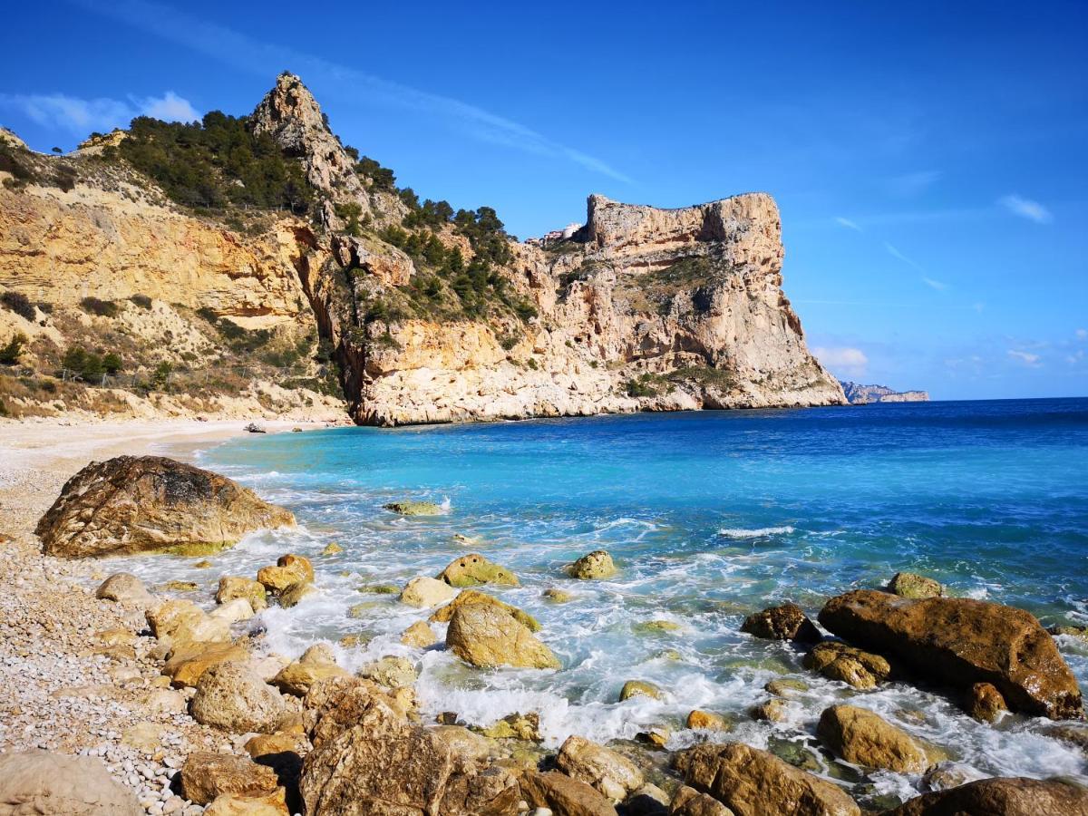 La Madrugada - Luxury Moraira Villa With Sea Views And Private Heated Pool Exteriör bild