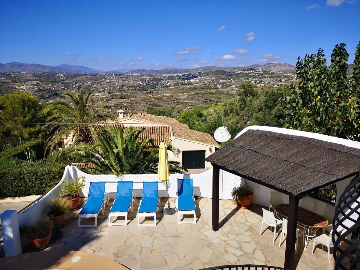 La Madrugada - Luxury Moraira Villa With Sea Views And Private Heated Pool Exteriör bild