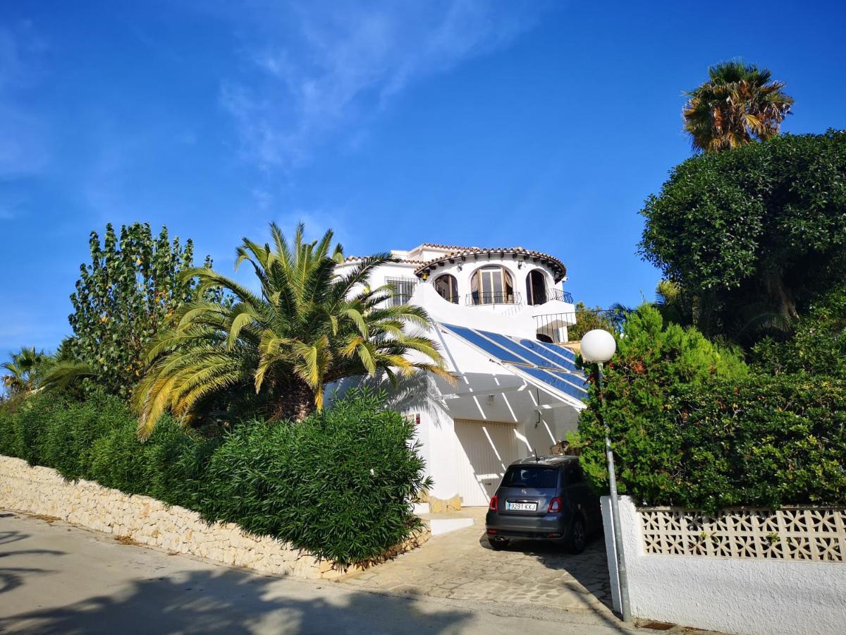 La Madrugada - Luxury Moraira Villa With Sea Views And Private Heated Pool Exteriör bild