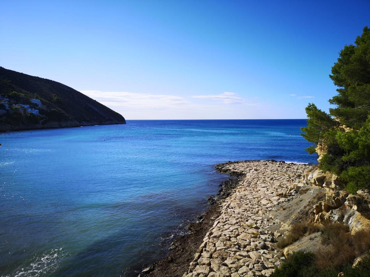 La Madrugada - Luxury Moraira Villa With Sea Views And Private Heated Pool Exteriör bild