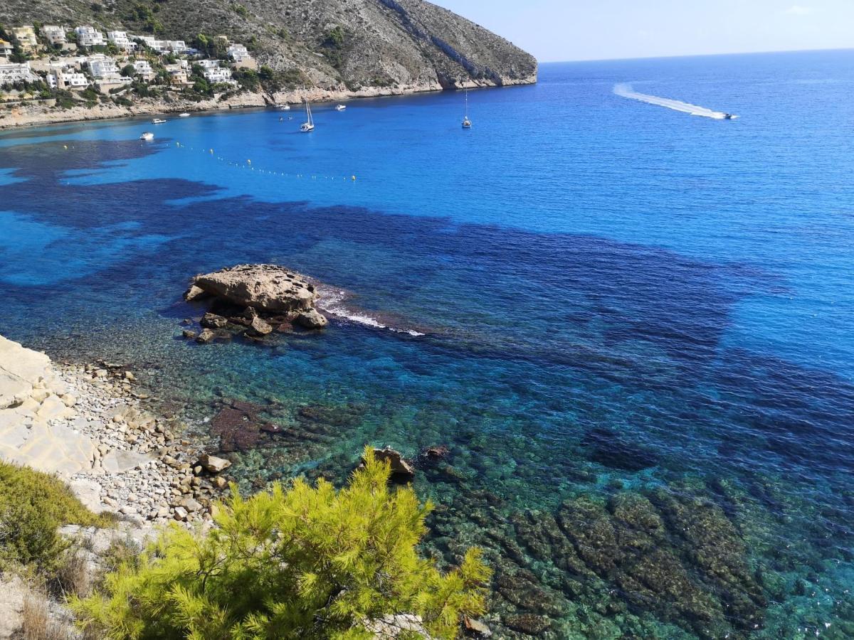 La Madrugada - Luxury Moraira Villa With Sea Views And Private Heated Pool Exteriör bild