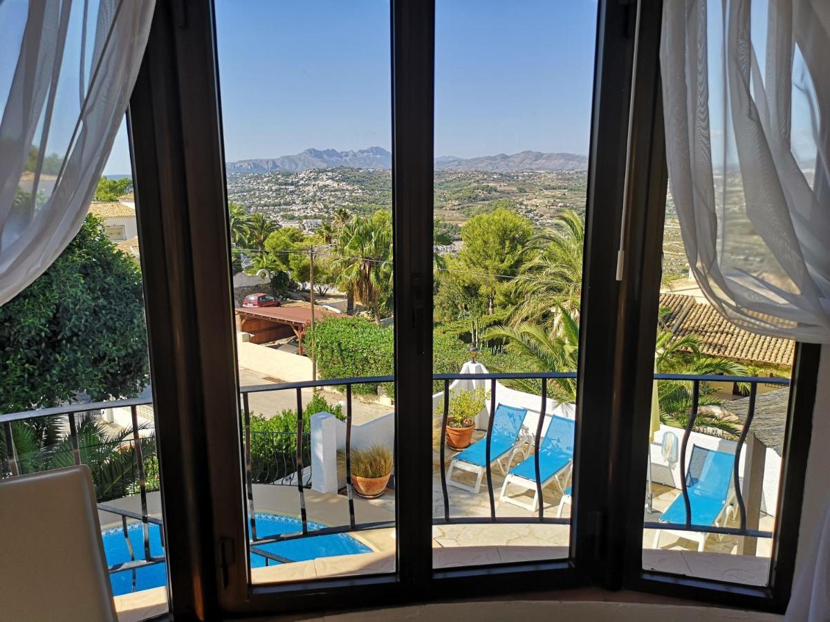 La Madrugada - Luxury Moraira Villa With Sea Views And Private Heated Pool Exteriör bild