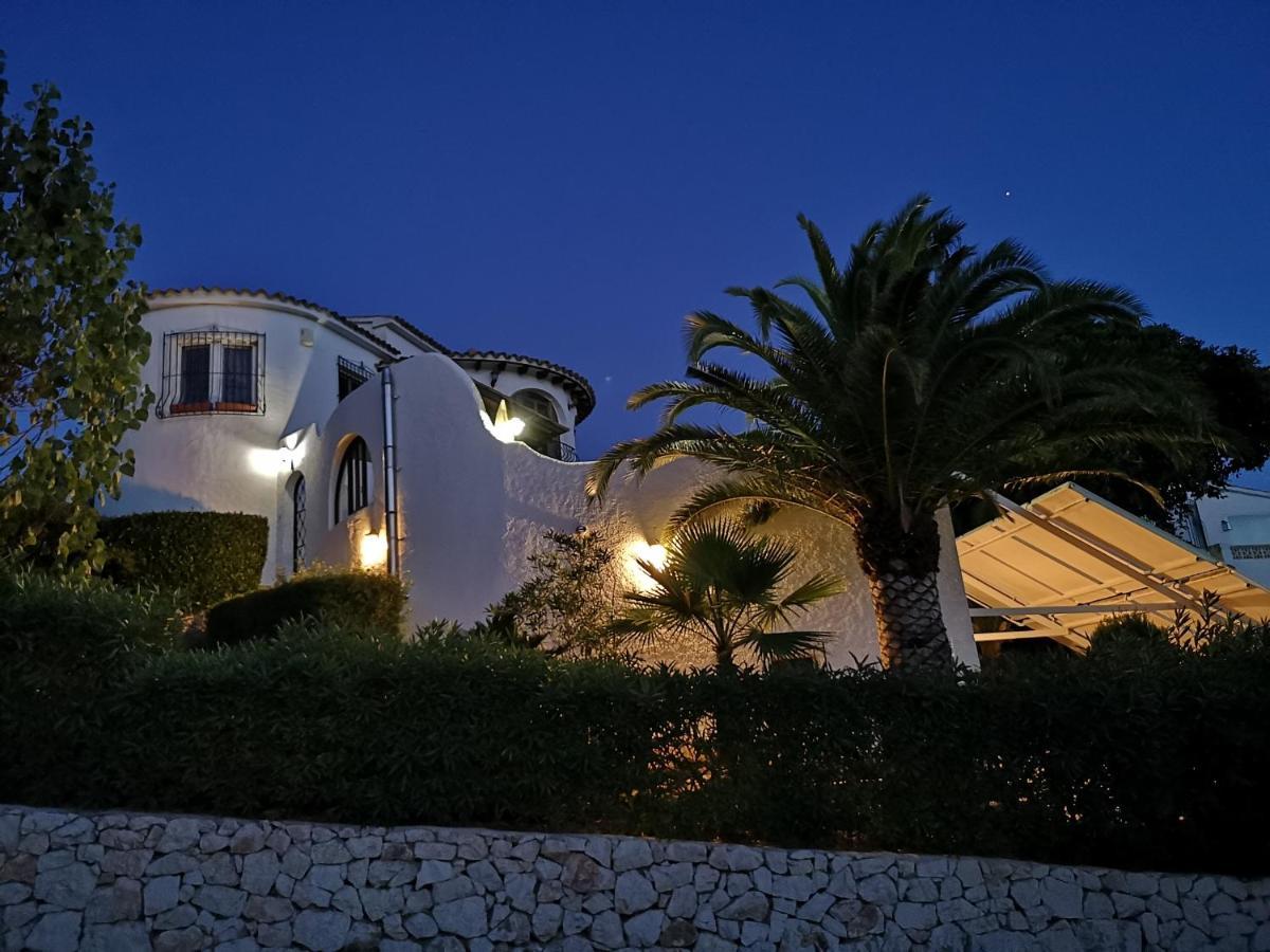 La Madrugada - Luxury Moraira Villa With Sea Views And Private Heated Pool Exteriör bild