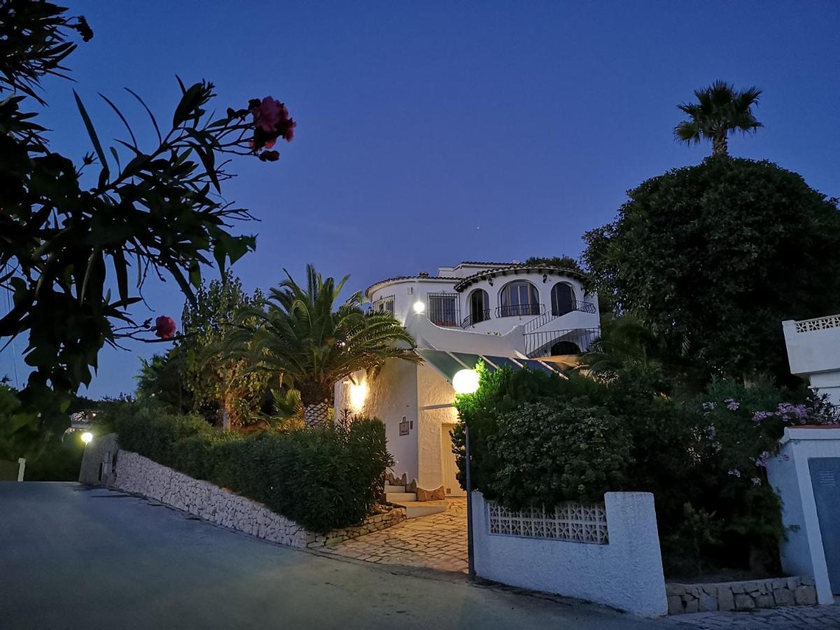 La Madrugada - Luxury Moraira Villa With Sea Views And Private Heated Pool Exteriör bild