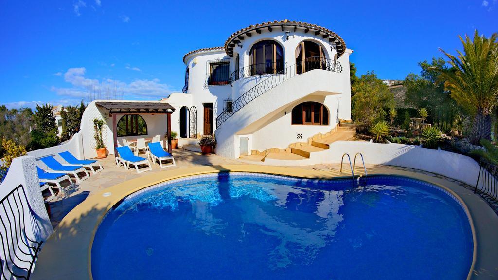 La Madrugada - Luxury Moraira Villa With Sea Views And Private Heated Pool Exteriör bild