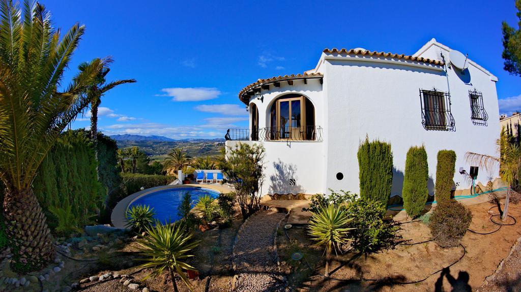 La Madrugada - Luxury Moraira Villa With Sea Views And Private Heated Pool Exteriör bild