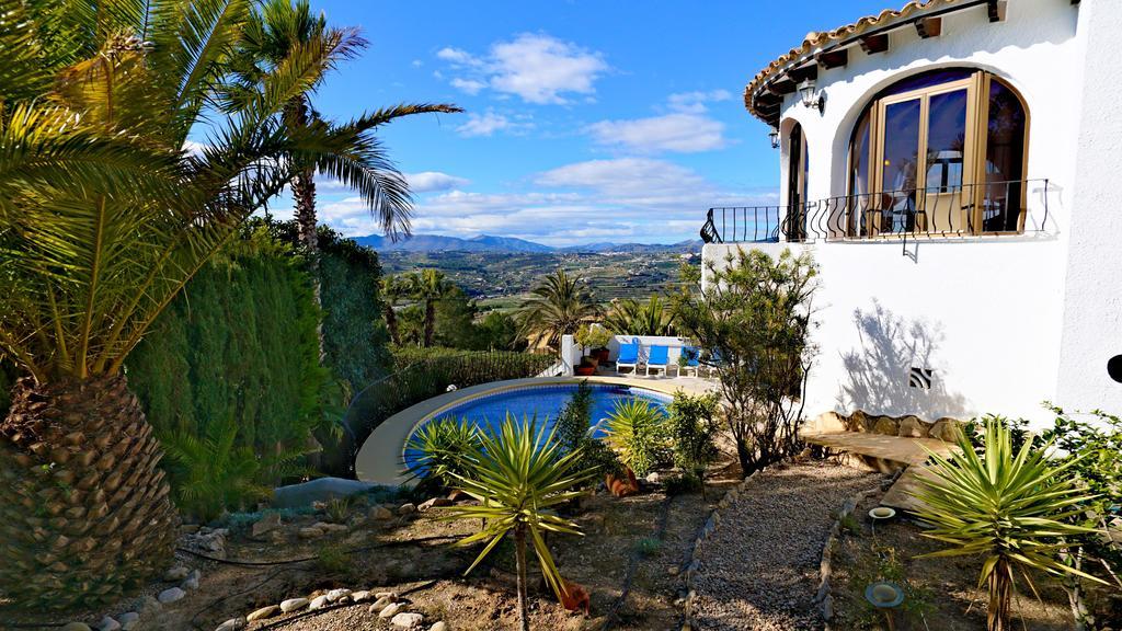 La Madrugada - Luxury Moraira Villa With Sea Views And Private Heated Pool Exteriör bild